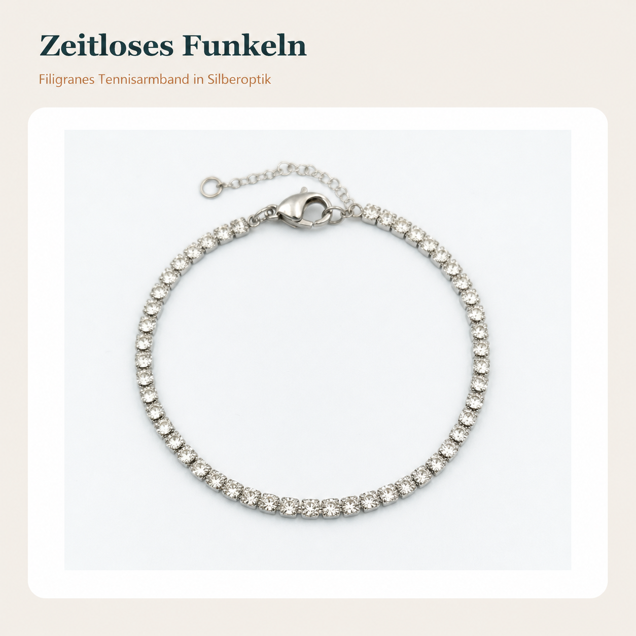 Tennisarmband Studioansicht